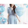 Party Deco Folinis balionas širdelė "Mom to Be" 35cm melsvas