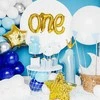 PartyDeco Folinis balionas "One" auksinis