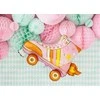 Party Deco Folinis balionas "Riedutis" rožinis 74&amp;51cm