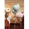 PartyDeco Folinis balionas Gėlėta širdis, 45cm
