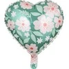 PartyDeco Folinis balionas Gėlėta širdis, 45cm