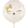 PartyDeco Folinis balionas Katytė, 45cm