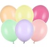 PartyDeco Pastelinių spalvų balionai 27 cm 10vnt