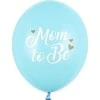Party Deco Balionai "Mom to Be" melsvi 30cm 6 vnt