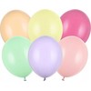 PartyDeco Helium latekso balionai, pastelinės spalvos, 100 vnt
