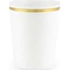 PartyDeco Vienkartiniai puodeliai balti 260ml 6 vnt
