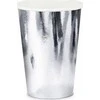PartyDeco Vienkartiniai puodeliai sidabriniai 220ml 6 vnt