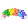 PartyDeco Balionų girlianda "Rainbow" (60vnt, 200cm)