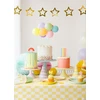PartyDeco Gimtadienio žvakutė "Vaivorykštė" marga 4.5cm