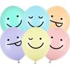 PartyDeco Balionai "Faces" (6vnt)
