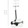 MILLY MALLY 5691 Qplay Sema Pro 3in1 Motoroleris žalias