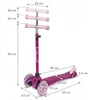 Paspirtukas Skids Control Paspirtukas BALANSOWA UNO GLITTER Rožinis 5906601709210