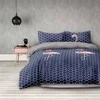 AmeliaHome Patalynės komplektas tamsus su flamingais AH Basic 155x220 cm (2) + 80x80 cm (2)