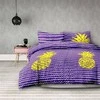 AmeliaHome Patalynės komplektas su ananasų raštu AH BASIC 155x220 cm + 80x80 cm (2+2)