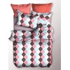 DecoKing Patalynės komplektas Basic Geo AmeliaHome 155 × 220 cm + 1 × 80 × 80 cm