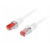 Lanberg PATCHCORD KAT.6 S/FTP LSZH CU 5M Baltas FLUKE PASSED LANBERG