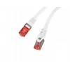 Lanberg PATCHCORD KAT.6 S/FTP LSZH CU 15M Baltas FLUKE PASSED LANBERG
