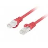 Lanberg PATCHCORD KAT.6 UTP LSZH CU 15M RAUDONAS FLUKE PASSED LANBERG