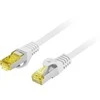 PATCHCORD KAT.6A S/FTP LSZH CU 1,5M Baltas FLUKE PASSED LANBERG