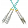 Patchcord Jungiamasis laidas SC/UPC-LC/UPC dvipusis 1m 50/125 3.0mm OM3