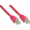 MicroConnect Goobay Patchcord S/FTP, Cat6, 5m raudona