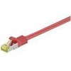 Goobay Patchcord, S/FTP, Cat7, 0,25 m, raudona