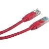 LAN UTP patchcord kabelis, Cat.5e, RJ45 M - RJ45 M, 5 m, neekranuotas, raudonas, ekonomiškas, EOL