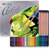 Patio Spalvoti pieštukai COLORINO Artist 24 spalvų, metalinėje dėžutėje