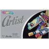 Aliejinės kreidelės Colorino Artist Metallic 12 spalvų