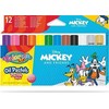 Colorino Kids Mickey trikampės aliejinės pastelės 12 spalvų - Patio