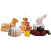 Patisse Apvalus pintas krepšelis su drobe 20cm - Patisse