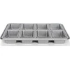 Patisse Duonos forma mini 34 x 28 cm sidabrinis plienas