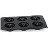 Patisse mini turbano formos 6 skyriai 29 x 17,5 cm silikono juodos spalvos