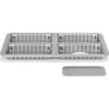 Patisse forma quiche mini su palaidu dugnu 13 x 8 cm sidabro plieno