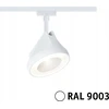 Paulmann bėgių prožektorius URail ARENA 15W DIM 850lm 2700K 230V baltas RAL9003 / metalas