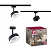 Paulmann bėgių prožektorius URail CIRCLE LED DIM 5W 180lm 4000K 230V matinis juodas/metalinis