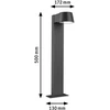 Paulmann CAPEA LED sodo šviestuvas 6W 450lm 2200K 500mm IP44 230V antracito spalvos aliuminis