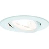 Paulmann Nova judantis įleidžiamas LED šviestuvas 1x6,5W 2700K 230V GU10 51mm Matinis Baltas/Aliuminis