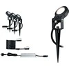 Paulmann Plug &amp; Shine lauko LED šviestuvų rinkinys, 3 × 6 W, IP67, su transformatoriumi, 936.96