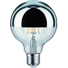 Paulmann LED šaltinis G95 veidrodis 7W 230V 680lm E27 2700K Sidabrinė pritemdoma