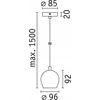 Paulmann pakabinamas šviestuvas SHIMA GU10 pakabinamas šviestuvas max.10W IP44 230V baltas / metalas