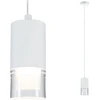 Paulmann pakabinamas šviestuvas vonios kambariui KAME LED 3 pakopų pritemdymas 9W 3000K 700lm IP44 230V baltas / metalinis