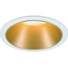 Paulmann įleidžiamas LED šviestuvas Cole, apvalus, 6,5 W, balta ir matinė aukso spalva, 2700 K, 93405