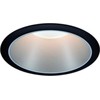 Paulmann LED įleidžiamas šviestuvas Cole 6,5 W, apvalus, šiltai baltas, reguliuojamas, juodas/sidabrinis 93407