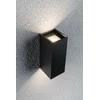 Paulmann Sieninis šviestuvas Flame fasadinis šviestuvas IP44 2x3W 230V Antracitas