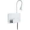 Paulmann sieninis šviestuvas HALINA LED 2.4W 200lm 2700K USB-C 230V matinis baltas/metalinis