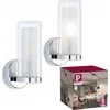 Paulmann sieninis šviestuvas LUENA E14 maks. 20W IP44 230V stiklas chromas / metalas