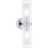 Paulmann sieninis šviestuvas LUENA sieninis šviestuvas E14 maks. 2x20W IP44 230V stiklas chromas / metalas