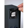 Paulmann sieninis šviestuvas RIO 2GN lauko maitinimo kolonėlė. 24V Plug &amp; Shine + 2GN. 230V IP44 nerūdijančio plieno antracitas