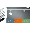 Paulmann Reflektorius bėginei sistemai URail TUBE DIM GU10 maks. 10W 230V baltas RAL9003 / metalas